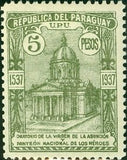 Paraguay 1938 Cathedral in Asunción-Stamps-Paraguay-Mint-StampPhenom