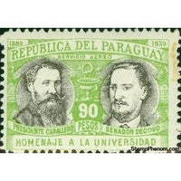 Paraguay 1939 Caballero and Senator José S. Decoud (1848-1909)-Stamps-Paraguay-Mint-StampPhenom