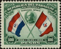 Paraguay 1939 Flags-Stamps-Paraguay-Mint-StampPhenom