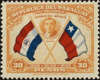 Paraguay 1939 Flags-Stamps-Paraguay-Mint-StampPhenom