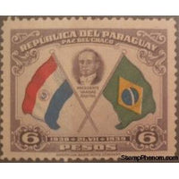 Paraguay 1939 President Vargas-Stamps-Paraguay-Mint-StampPhenom