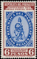 Paraguay 1940 Centenary of Paraguay Stamps-Stamps-Paraguay-Mint-StampPhenom