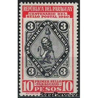 Paraguay 1940 Centenary of Paraguay Stamps-Stamps-Paraguay-Mint-StampPhenom