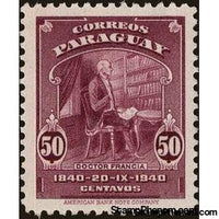 Paraguay 1940 Dr. José Francia-Stamps-Paraguay-Mint-StampPhenom