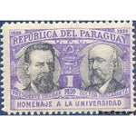 Paraguay 1940 President Escobar and Zubizarreta-Stamps-Paraguay-Mint-StampPhenom