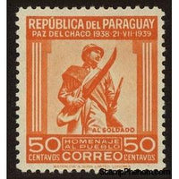 Paraguay 1940 Soldier-Stamps-Paraguay-Mint-StampPhenom