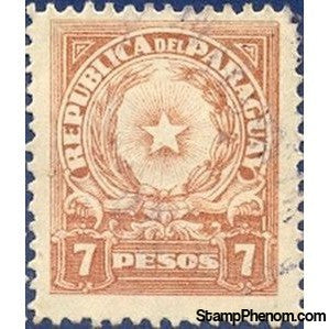 Paraguay 1942 Coats of Arms-Stamps-Paraguay-Mint-StampPhenom