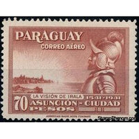 Paraguay 1942 Domingo Martinez de Irala (1506-1557)-Stamps-Paraguay-Mint-StampPhenom