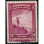 Paraguay 1942 Indian greets arriving sailors-Stamps-Paraguay-Mint-StampPhenom