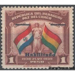 Paraguay 1942 Paraguay-Bolivia Flags-Stamps-Paraguay-Mint-StampPhenom