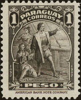 Paraguay 1943 Christopher Columbus-Stamps-Paraguay-Mint-StampPhenom