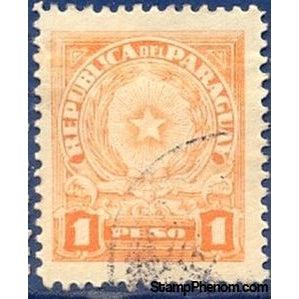 Paraguay 1943 Coats of Arms-Stamps-Paraguay-Mint-StampPhenom