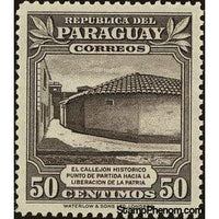 Paraguay 1944 Cnsulting the old freedom fighter-Stamps-Paraguay-Mint-StampPhenom