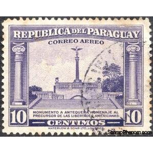 Paraguay 1945 Monument to Antequera, precursor of American liberties-Stamps-Paraguay-Mint-StampPhenom