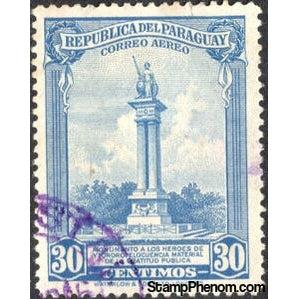 Paraguay 1945 Monument to heroes of Itororo-Stamps-Paraguay-Mint-StampPhenom