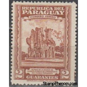 Paraguay 1945 Ruin of Church of Humaltà-Stamps-Paraguay-Mint-StampPhenom