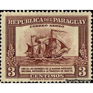 Paraguay 1945 Steamer "Tacuary"-Stamps-Paraguay-Mint-StampPhenom