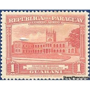 Paraguay 1946 Government Palace-Stamps-Paraguay-Mint-StampPhenom