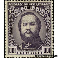 Paraguay 1947 Francisco Solano López (1827-1870), Marshal and President-Stamps-Paraguay-Mint-StampPhenom