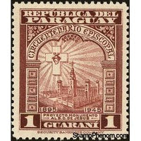 Paraguay 1948 50th Anniversary Episcopal-Stamps-Paraguay-Mint-StampPhenom