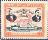 Paraguay 1949 Carlos Antonio López and J. N. González; Freighter "Paraguar-Stamps-Paraguay-Mint-StampPhenom