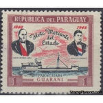 Paraguay 1949 Lopez, Gonzalez and Freighter Paraguari-Stamps-Paraguay-Mint-StampPhenom