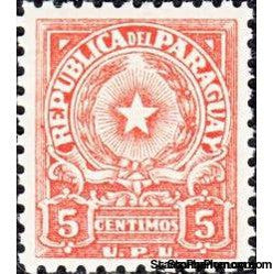 Paraguay 1950 -1955 Definitives - Coat of Arms, 5c and 10c