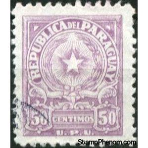 Paraguay 1950 Coat of Arms of Paraguay-Stamps-Paraguay-Mint-StampPhenom