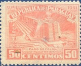 Paraguay 1952 Columbus Memorial Lighthouse / Mausoleum in Santo Domingo-Stamps-Paraguay-Mint-StampPhenom