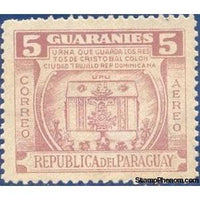 Paraguay 1952 Urn Containing the Remains of Columbus-Stamps-Paraguay-Mint-StampPhenom