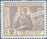 Paraguay 1952 Viva Espańa-Stamps-Paraguay-Mint-StampPhenom