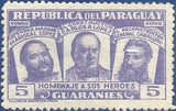 Paraguay 1954 Marshal Francisco Solano López, Carlos Antonio López, Genera-Stamps-Paraguay-Mint-StampPhenom