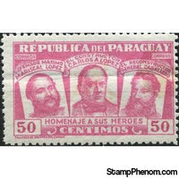 Paraguay 1954 Marshal Francisco Solano López, Carlos Antonio López, Genera-Stamps-Paraguay-Mint-StampPhenom