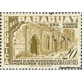 Paraguay 1955 Churches-Stamps-Paraguay-Mint-StampPhenom