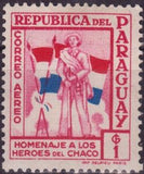 Paraguay 1957 Soldier and Flag-Stamps-Paraguay-Mint-StampPhenom