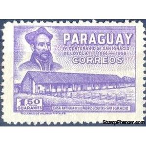 Paraguay 1958 Ignatius of Loyola-Stamps-Paraguay-Mint-StampPhenom