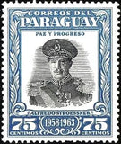 Paraguay 1958 President Alfredo Stroessner-Stamps-Paraguay-Mint-StampPhenom