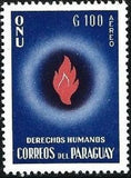 Paraguay 1960 Declaration of Human Rights-Stamps-Paraguay-Mint-StampPhenom