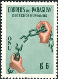 Paraguay 1960 Declaration of Human Rights-Stamps-Paraguay-StampPhenom