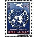 Paraguay 1960 Declaration of Human Rights-Stamps-Paraguay-Mint-StampPhenom