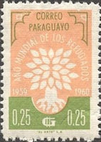 Paraguay 1960 Emblem-Stamps-Paraguay-Mint-StampPhenom