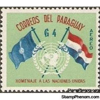 Paraguay 1960 Tribute to the United Nations-Stamps-Paraguay-Mint-StampPhenom