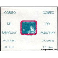 Paraguay 1961 Alan B. Shepard , the first American astronaut-Stamps-Paraguay-Mint-StampPhenom