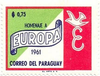 Paraguay 1961 C.E.P.T. Motive 1958-Stamps-Paraguay-Mint-StampPhenom