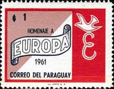 Paraguay 1961 C.E.P.T. Motive 1958-Stamps-Paraguay-Mint-StampPhenom