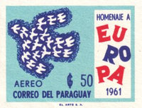 Paraguay 1961 C.E.P.T. Motive 1961-Stamps-Paraguay-Mint-StampPhenom