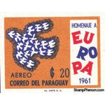 Paraguay 1961 C.E.P.T. Motive 1961-Stamps-Paraguay-Mint-StampPhenom