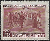 Paraguay 1961 Declaration of Independence-Stamps-Paraguay-Mint-StampPhenom