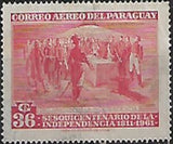 Paraguay 1961 Declaration of Independence-Stamps-Paraguay-StampPhenom