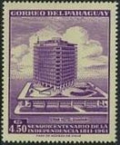 Paraguay 1961 Hotel Guaraní-Stamps-Paraguay-Mint-StampPhenom